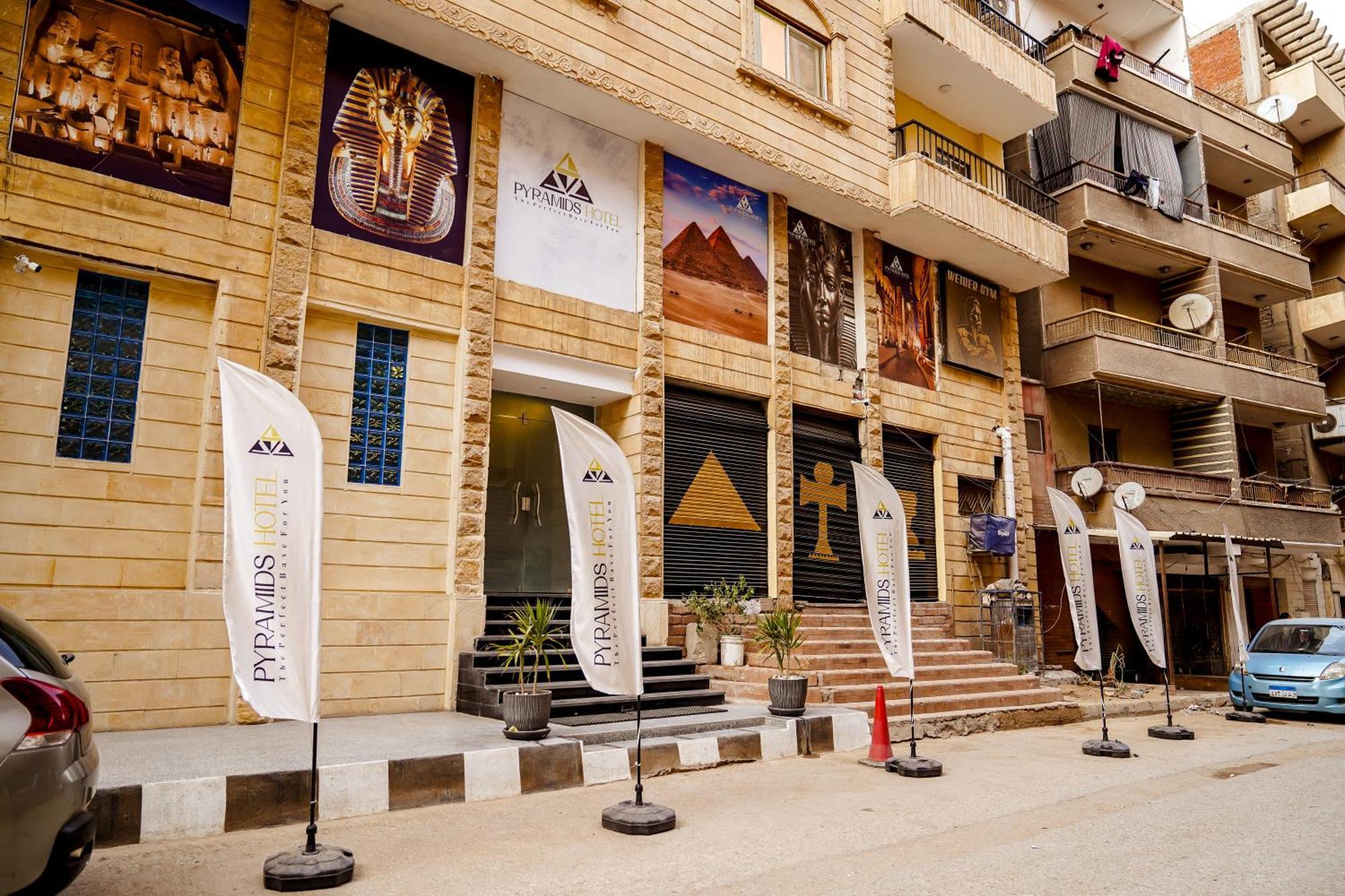 Pyramids Hotel Kafrat al Jabal Bagian luar foto